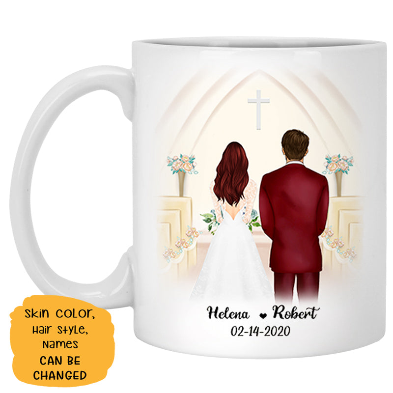 To my husband Always Have Always Will, Church Wedding, Customized mug, Anniversary gifts, Personalized love gift for him