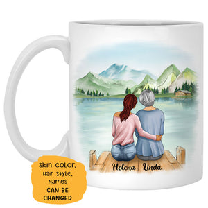 To my dear Mother-in-law, Thank you for all what you have Said & Done, Lake view, Customized mug, Personalized gifts, Mother's Day gifts