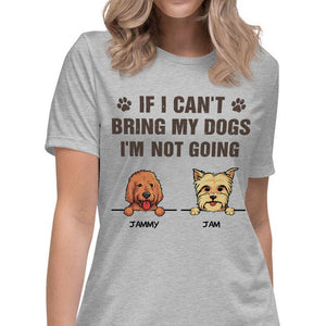 Bring Our Dogs, Personalized Custom T Shirt, Custom Gifts for Dog Lovers