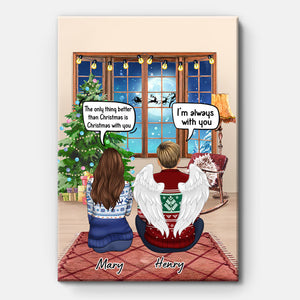 Still Talk About You Conversation, Christmas Memorial Gift, Premium Personalized Canvas Wall Art