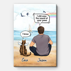 I Still Talk About You I Miss You, Gift For Cat Mom, Custom Shirt For Cat Lovers, Memorial Gifts