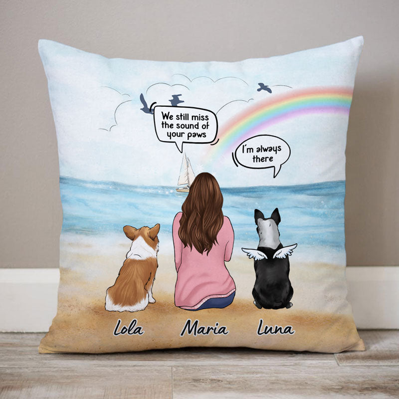 I Still Talk About You, Memorial Pillow, Personalized Pillows, Custom Gift for Dog Lovers