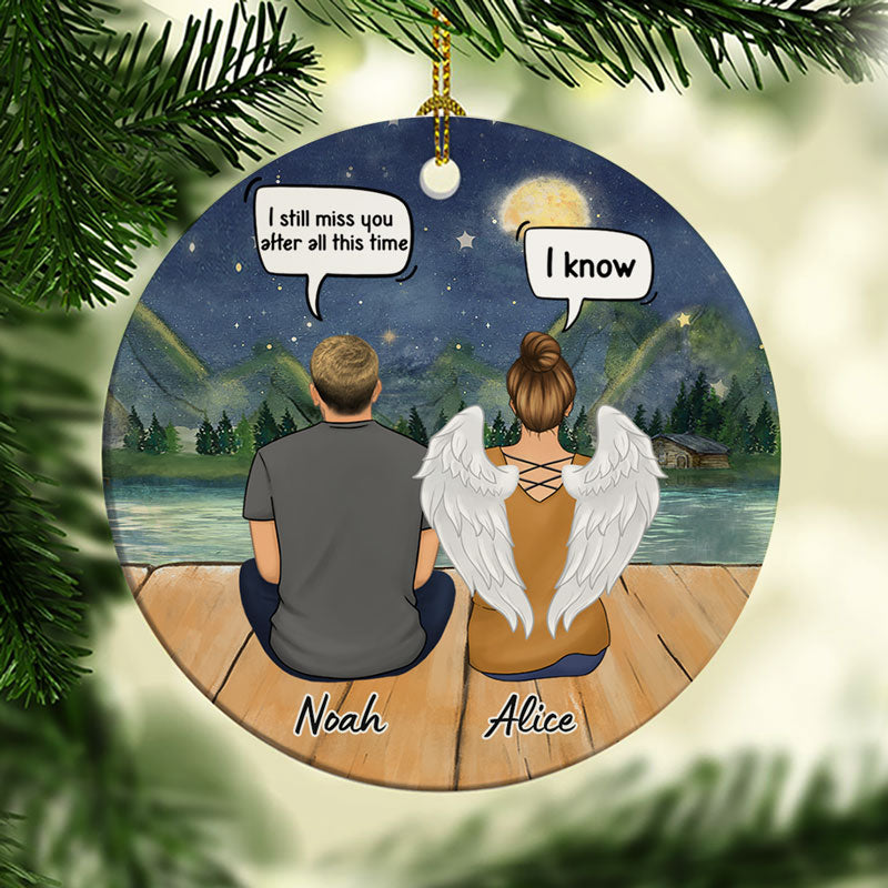 Still Talk About You Conversation, Memorial Gift, Personalized Christmas Ornaments