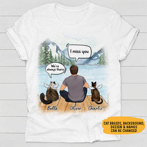 I Still Talk About You, Gift For Cat Dad, Custom Shirt For Cat Lovers, Memorial Gifts