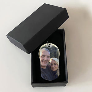 To My Husband Once Upon A Time, Personalized Keychain, Custom Photo, Gifts For Him