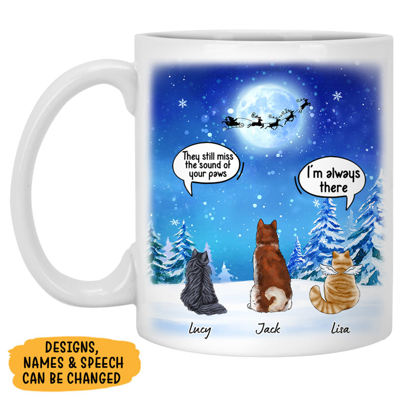 Still Talk About You Pet Memorial Conversation, Customized Coffee Mug, Christmas Gift for Pet Lovers