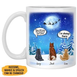 Still Talk About You Pet Memorial Conversation, Customized Coffee Mug, Christmas Gift for Pet Lovers