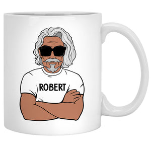 I'm Not Sleeping I'm Resting My Eyes Old Man, Personalized Mug, Father's Day Gifts