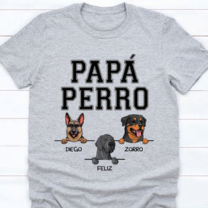 Dog Dad Spanish Espanol, Custom T Shirt, Personalized Gifts for Dog Lovers