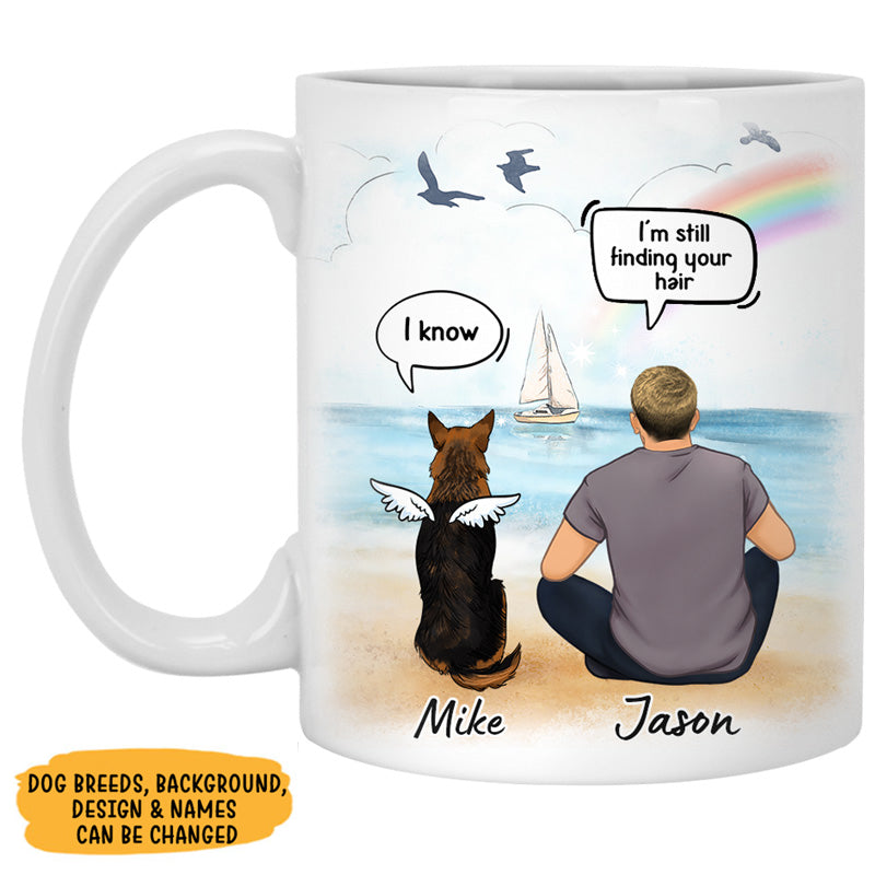 I Still Talk About You I Miss You, Customized Coffee Mug, Personalized Gift for Dog Lovers