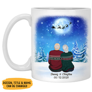 I Wish I Could Turn Back The Clock, Christmas, Personalized Mug, Anniversary gifts