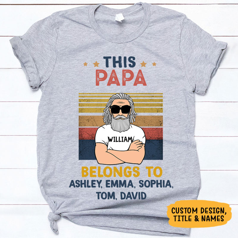 This Belongs To Old Man, Personalized Shirt, Father's Day Gift