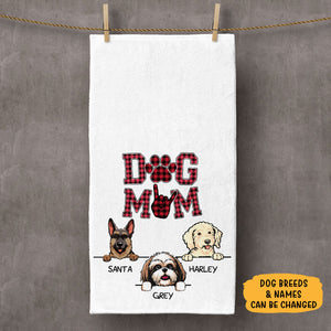 Dog Mom, Unique Personalized Towels, Custom Gift for Dog Lovers