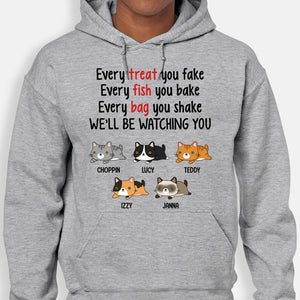 Every Fish You Bake,  Personalized Custom Hoodie, T shirts, Gift for Cat Lovers