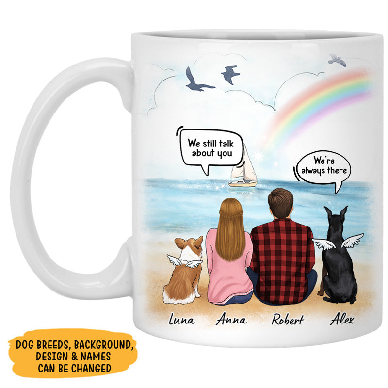 I Still Talk About You Couple, Customized Coffee Mug, Personalized Gift for Dog Lovers