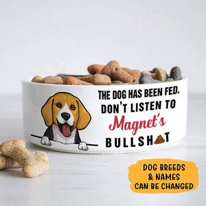 Personalized Custom Dog Bowls, Been Feed, Gift for Dog Lovers