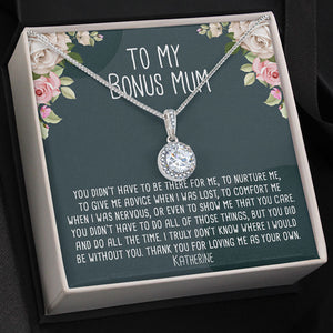 Loving Me As Your Own, Eternal Hope Necklace, Custom Jewelry, Mother's Day Gifts