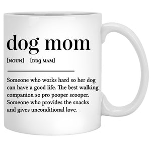 Dog Mom, Personalized Mug, Christmas Gift for Dog Mom, Dog Lovers