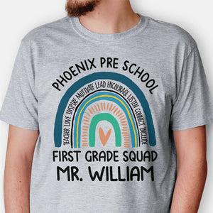 Custom School Name and Grade, Personalized Back To School Shirt, Teacher Gift