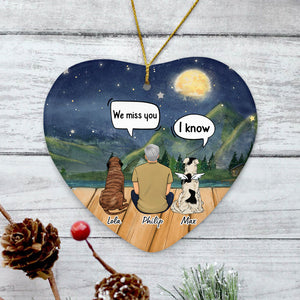 Still Talk About You Conversation, Personalized Heart Ornaments, Dog Memorial Gifts, Custom Gift for Dog Lovers