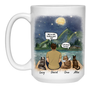 I Still Talk About You I Miss You, Customized Coffee Mug, Personalized Gift for Cat Lovers