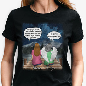 I'm Always Watching Over You Conversation, Personalized Shirt, Memorial Gifts