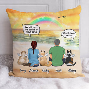 We Still Talk About You, Memorial Pillow, Personalized Pillows, Custom Gift for Cat Lovers