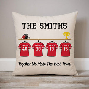 Personalized Dad's Dream Team, Custom Family Gift, Custom Pillow