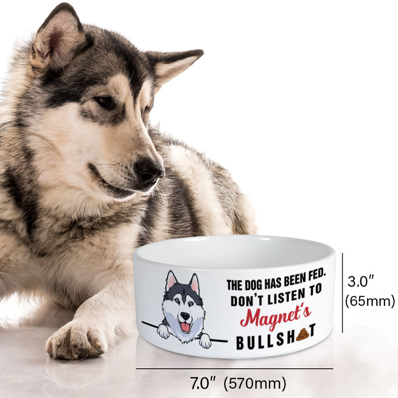 Personalized Custom Dog Bowls, Been Feed, Gift for Dog Lovers