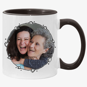 My Mum My Whole World, Personalized Accent Mug, Mother's Day Gifts, Custom Photo