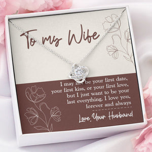 I May Not Be First Date First Kiss, Luxury Necklace, Custom Message Card Jewelry, Gifts For Her