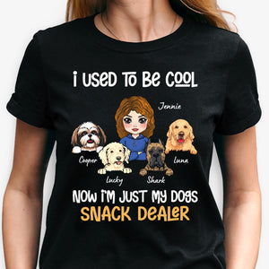 I'm Just My Dogs Snack Dealer, Personalized Shirt, Gifts For Dog Lovers