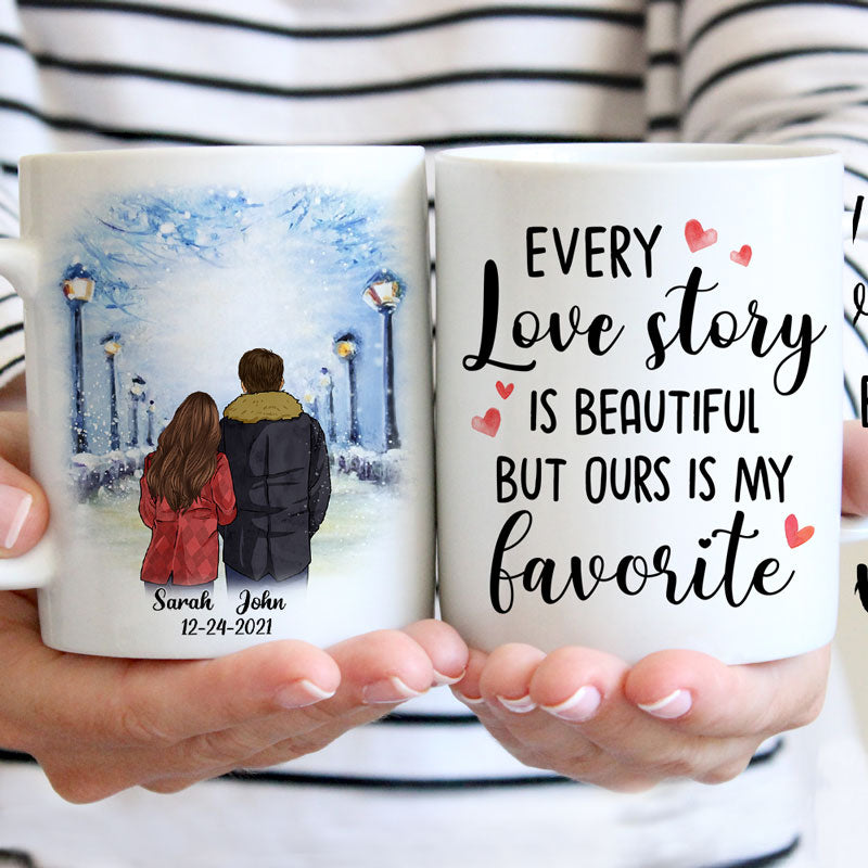 Every Love Story Is Beautiful, Street, Anniversary gifts, Personalized gifts for him, Valentine's Day gift