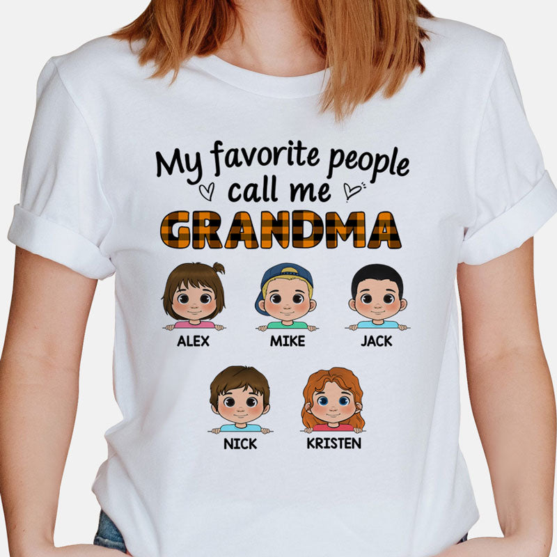 My Favorite People Call Me, Autumn Fall, Personalized Shirt, Sweatshirt, Hoodie, Family Gifts