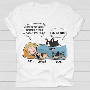 It's Too "Peopley" Out There Conversation, Personalized Shirt, Gifts For Dog Lovers