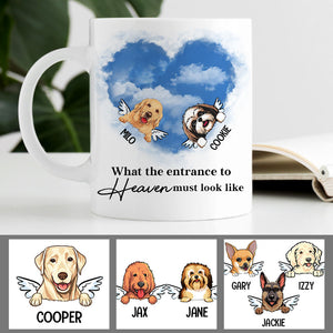 Entrance to Heaven, Personalized Mug, Custom Gifts for Dog Lovers