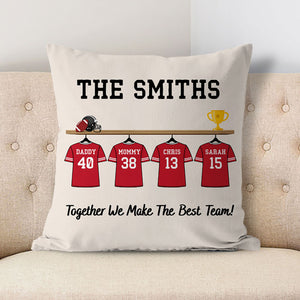 Personalized Dad's Dream Team, Custom Family Gift, Custom Pillow